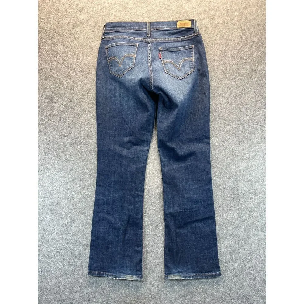 Levis Jeans‎ Women's 10 M 529 Curvy Bootcut Dark Blue Denim Pants Mid Rise